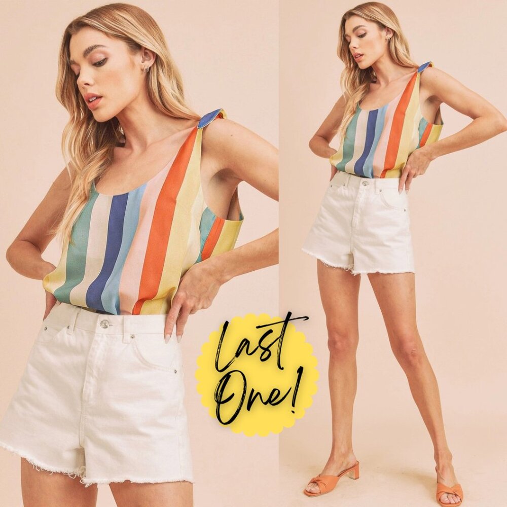 Palmer Striped Pattern Tank